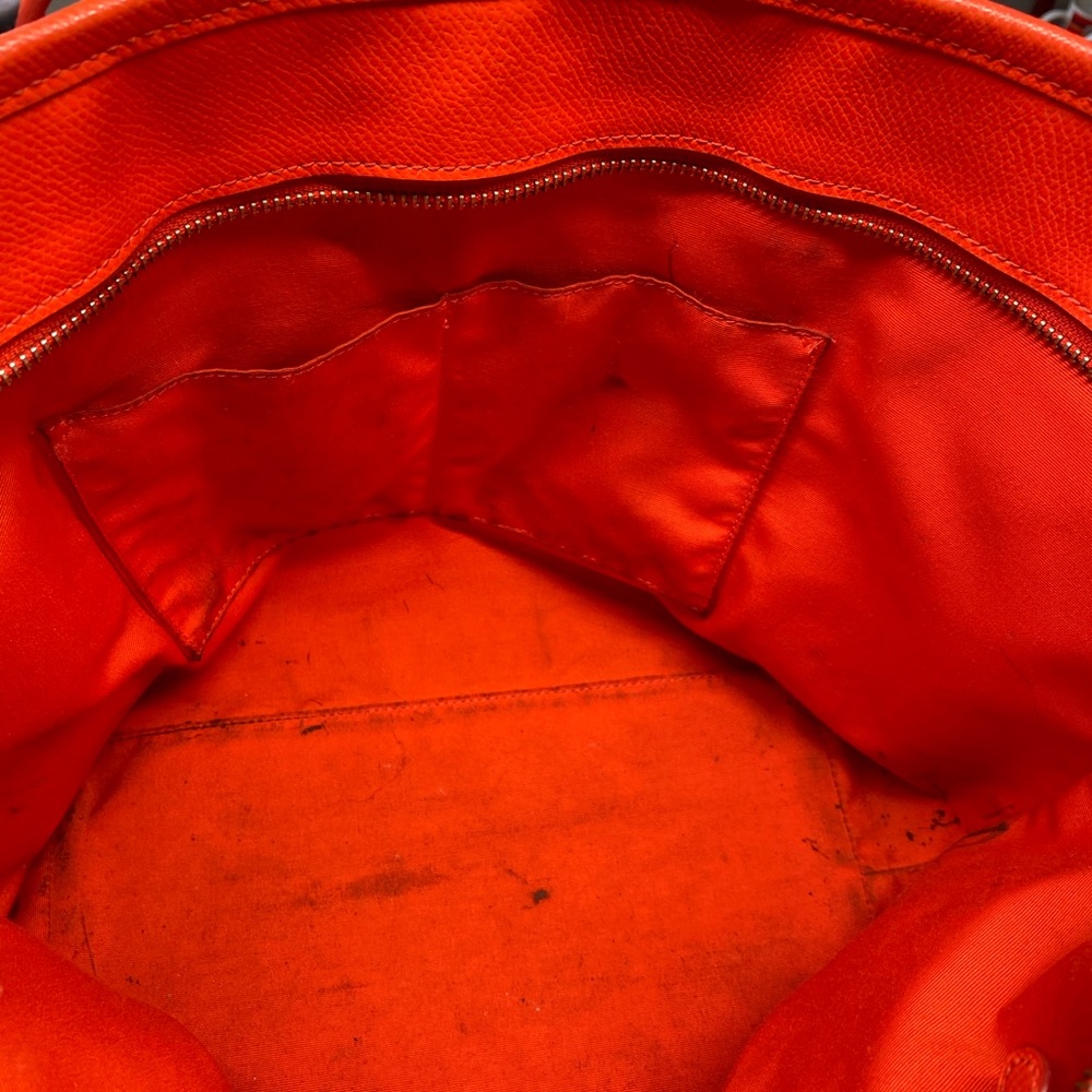 Orange coach tote - Picture 6 of 11